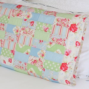 Pretty Patchwork Pillow Sham PDF Sewing Pattern image 4