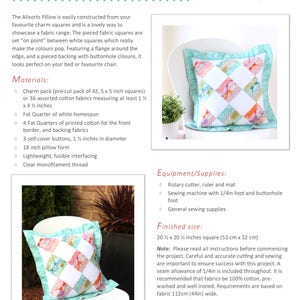 Allsorts Pillow PDF Sewing Pattern image 2