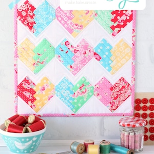 Heart of the Home Mini Quilt PDF Sewing Pattern image 1