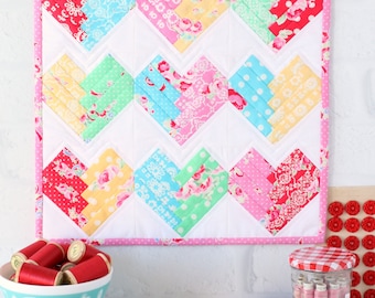 Heart of the Home Mini Quilt PDF Patron de couture