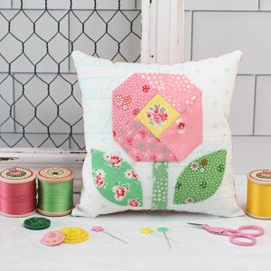 Bloom Pincushion Mini Pillow PDF Sewing Pattern image 7