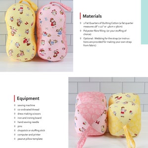 Peanut Pillow PDF Sewing Pattern imagem 2