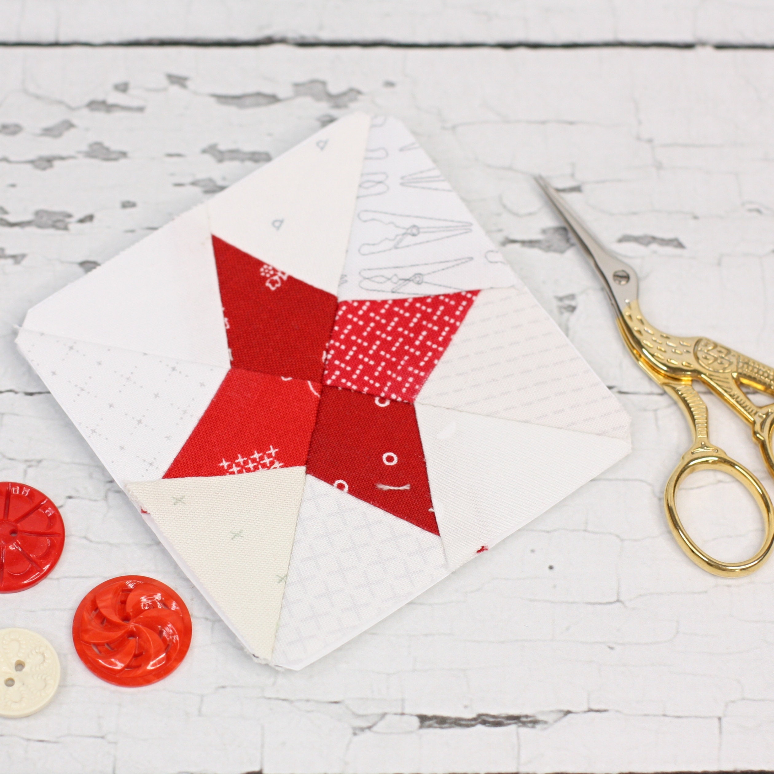 Mills and Stars Foundation Paper Piecing Quilt Block PDF Pattern, FPP 4 ...