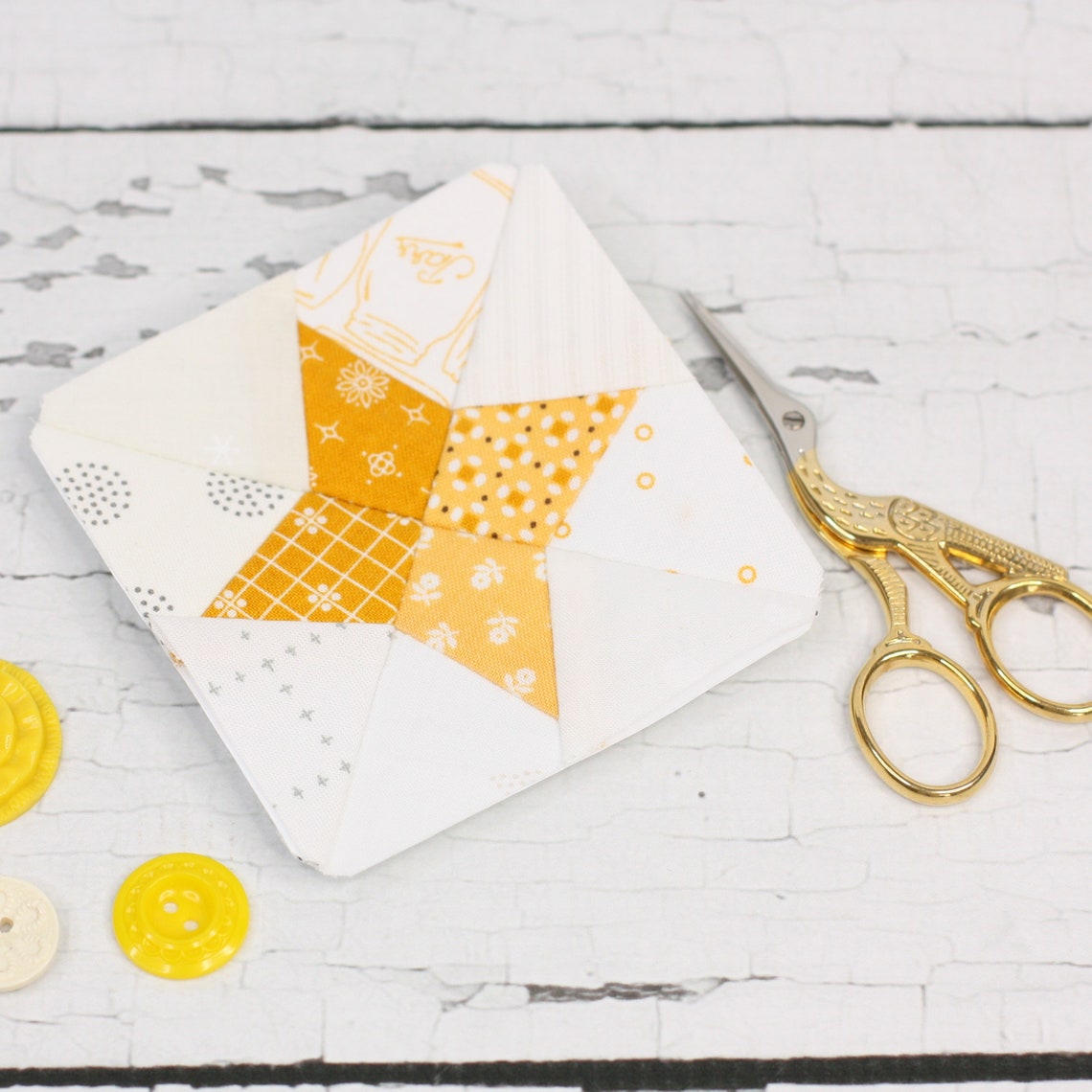 Mills and Stars Foundation Paper Piecing Quilt Block PDF Pattern, FPP 4 ...