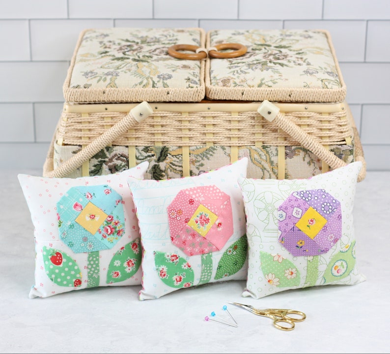 Bloom Pincushion Mini Pillow PDF Sewing Pattern image 10