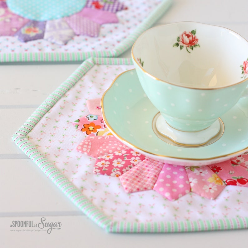 Dresden Placemat PDF Sewing Pattern in 3 Sizes image 8