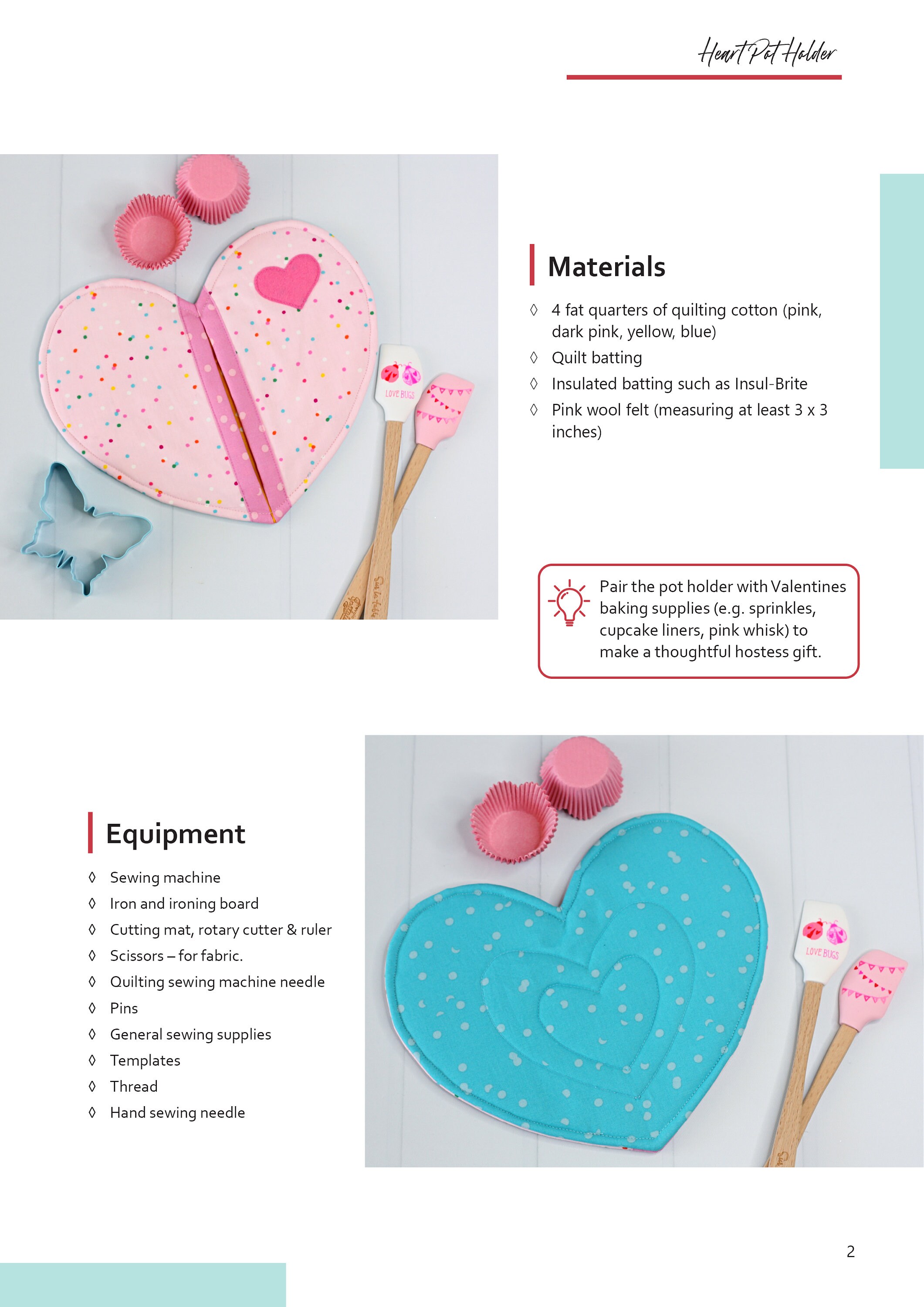 Heart Pot Holder PDF Sewing Pattern; Heart Hot Pad; Cooking Mitt; Oven ...
