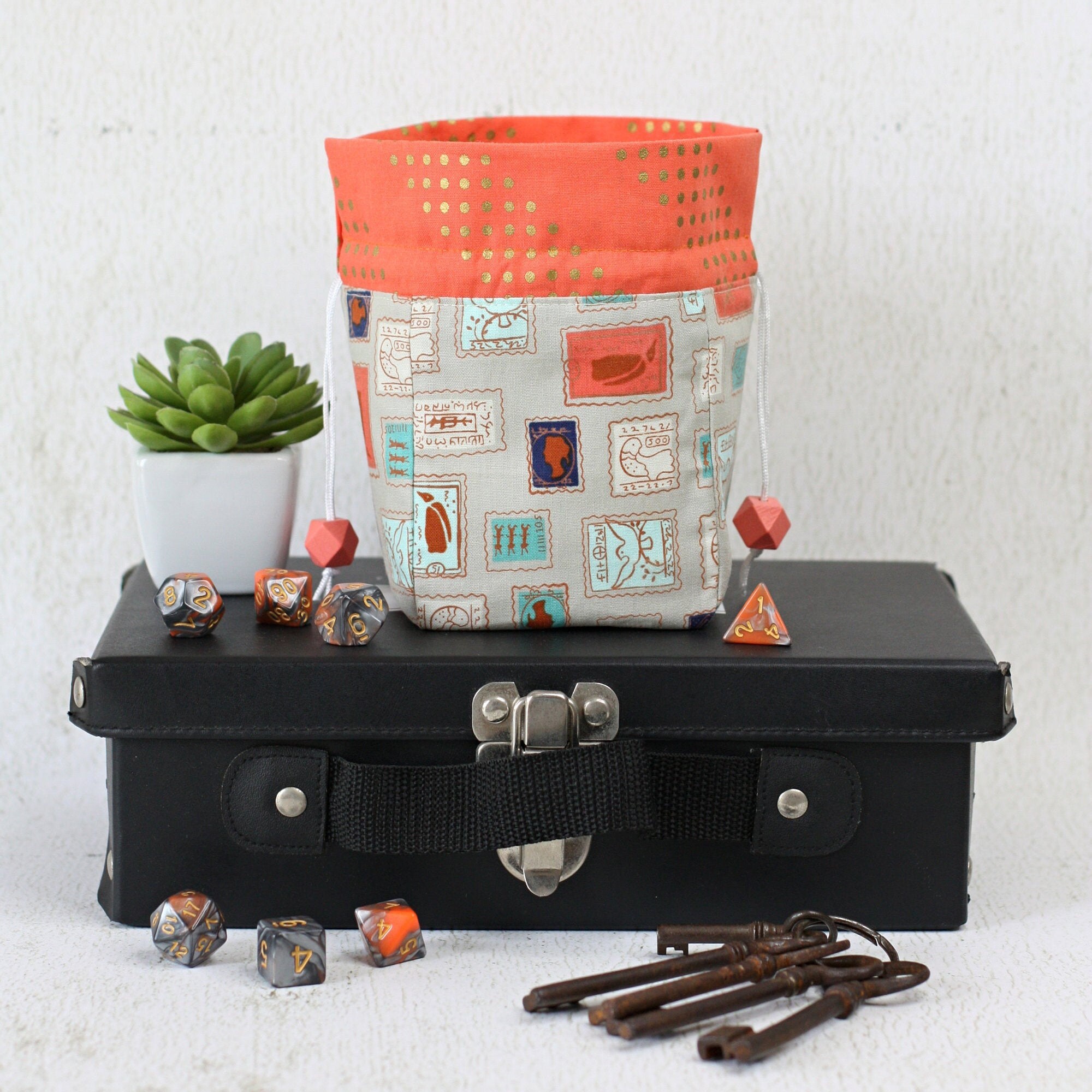 Dice and Drawstring Bag DnD Dice Bag PDF Sewing Pattern Etsy