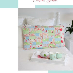 Pretty Patchwork Pillow Sham PDF Sewing Pattern image 2