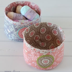 Mini Fabric Basket PDF Sewing Pattern image 5