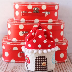 Mushroom House Pouch PDF Sewing Pattern image 5