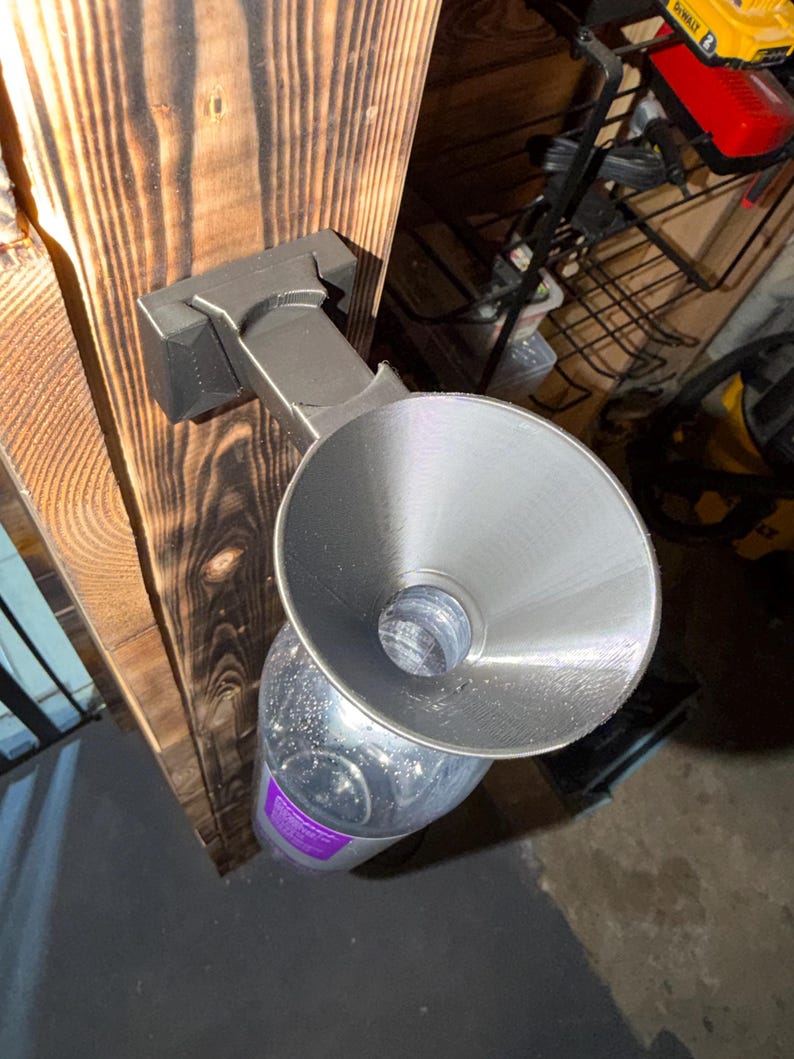 Funnel Holder Drip Drain Rack – Bottle-mount, Garage Organizer - Etsy