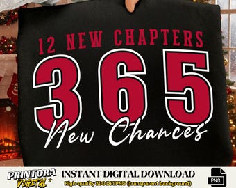 2026 New Year PNG: Trendy Shirt Design (Digital Download)