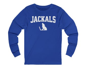 Late Night Corrections ADULT Longsleeve Tee, Seth Meyers Jackals Tee, Parody University Style, Unisex Tee, Funny Tee