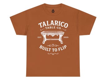 EXTENDED SIZES! James Talarico Table Co. Tee | Parody Political Shirt | Built to Flip