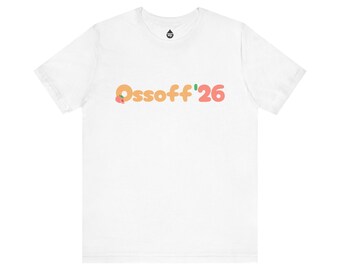 Jon Ossoff Ossoff '26 T-Shirt | Retro Bubble Letter Political Tee