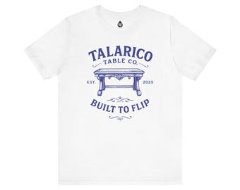 James Talarico Table Co. Tee | Parody Political Shirt | Built to Flip (Soft Version, 3X-5X)