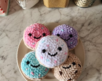 Crochet Chocolate Chip & Sugar Cookie Plushie
