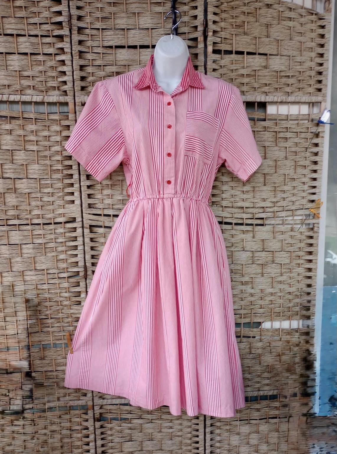 classic shirtwaist dress Formal Size:8x10 Glossy modesty matter Girls: Just A Dream shoulder yoke gathers