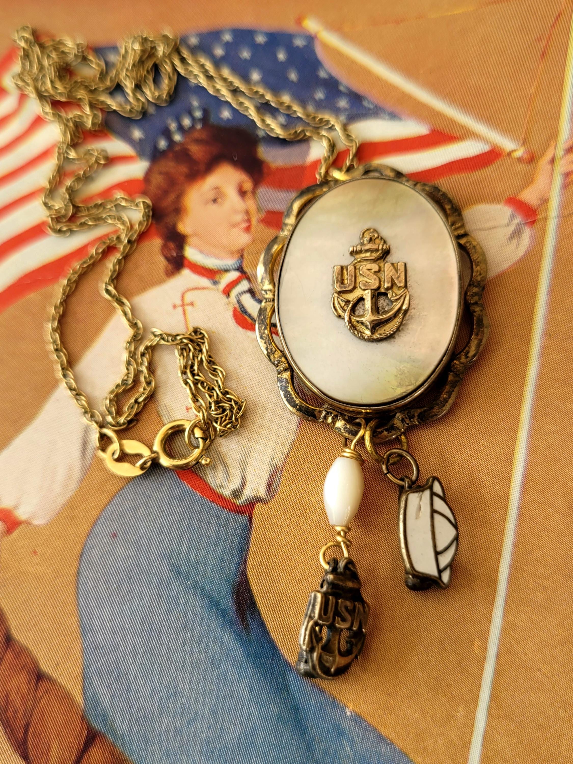 Us Navy Sweetheart Locket - Etsy