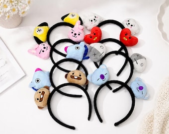 BTS bt21 カチューシャ　RM ジン　suga jhope ジミン　Vグク BT21 Headbands BT21 Hairband | BTS Hair Accessories | BT21 Soft
