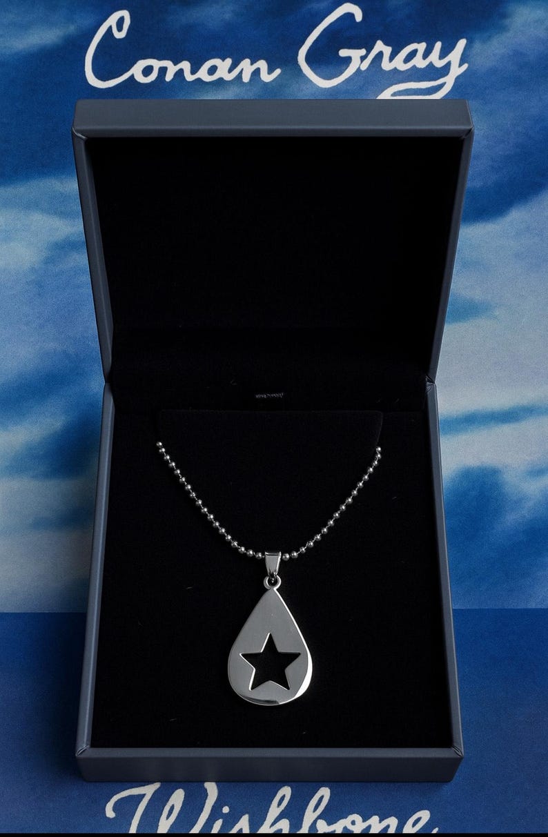 Conan Gray Found in Heaven Necklace . 100% Stainless Steel. Tarnish ...