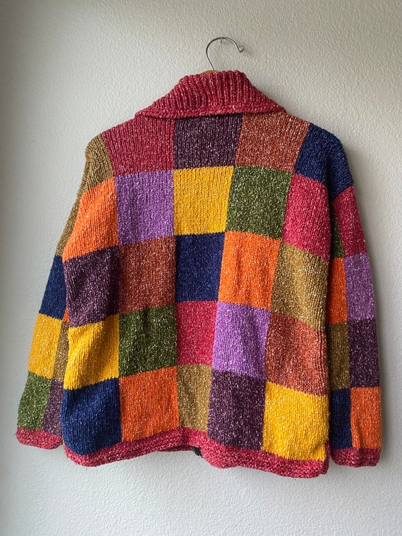 Handmade Patchwork Sweater - image 3
