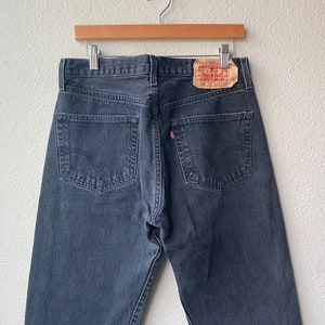 Vintage Levi's Black 501 Jeans image 1