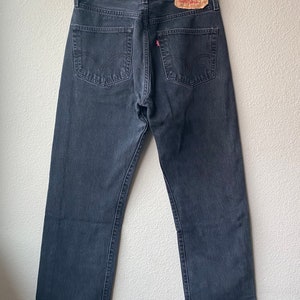 Vintage Levi's Black 501 Jeans image 2