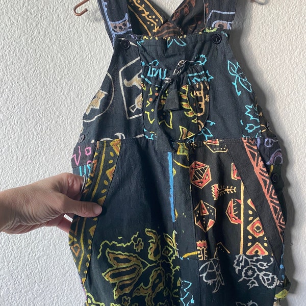 Patchwork Overalls Etsy