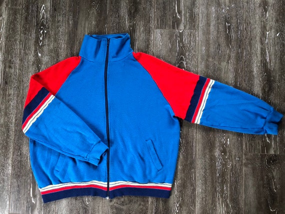 Vintage Track Zip-up Jacket - image 2