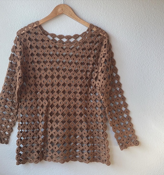Vintage Crochet Sweater