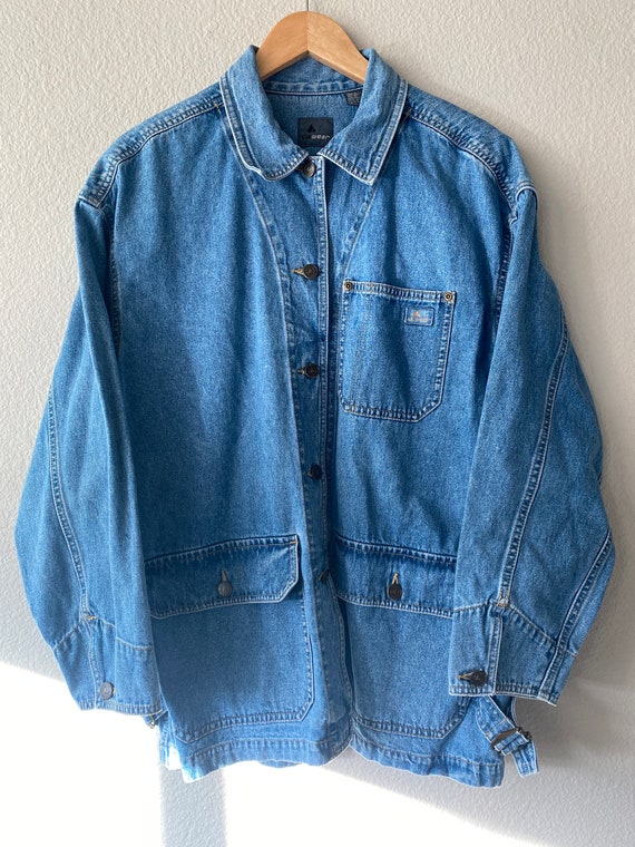 Liz Wear Denim Chore Jacket - image 6