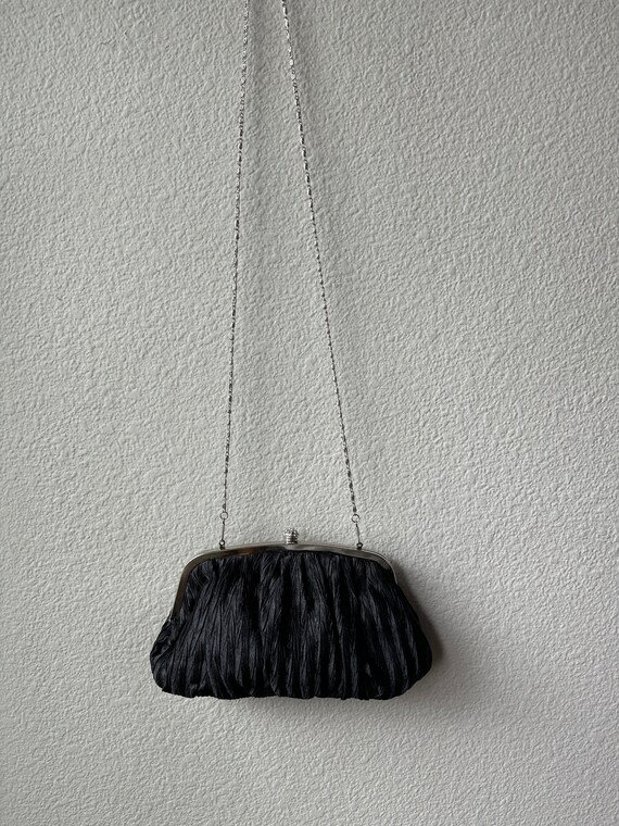 Nieman Marcus Pleated Evening Purse - image 1