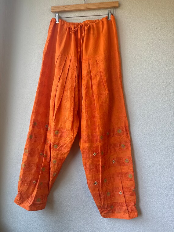 Phulkari Harem Pants Mix Orange main image 0