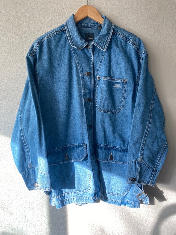 Liz Wear Denim Chore Jacket - image 1