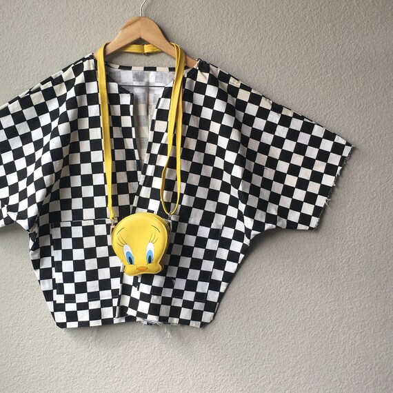 Handmade Kids Checkered Kimono - image 5