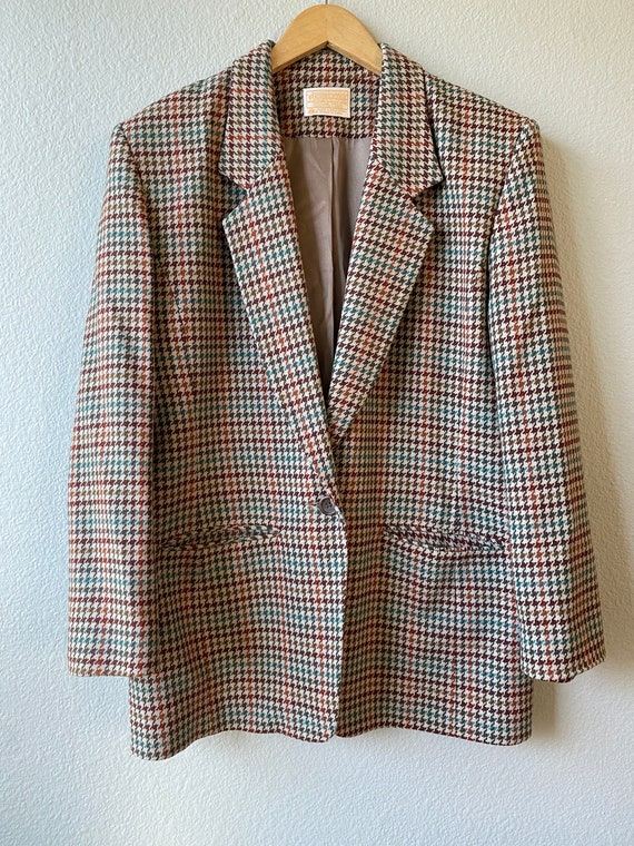 Pendleton Houndstooth Blazer - image 7