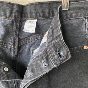 Vintage Levi's Black 501 Jeans image 6