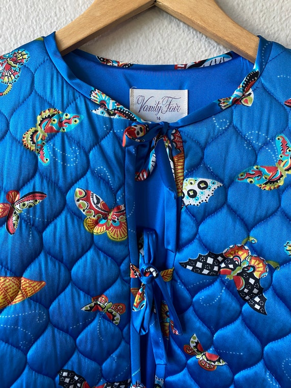 Quilted Butterfly Print Jacket - image 3