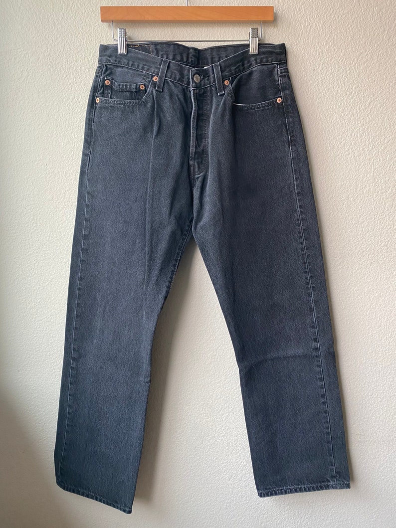 Vintage Levi's Black 501 Jeans image 3