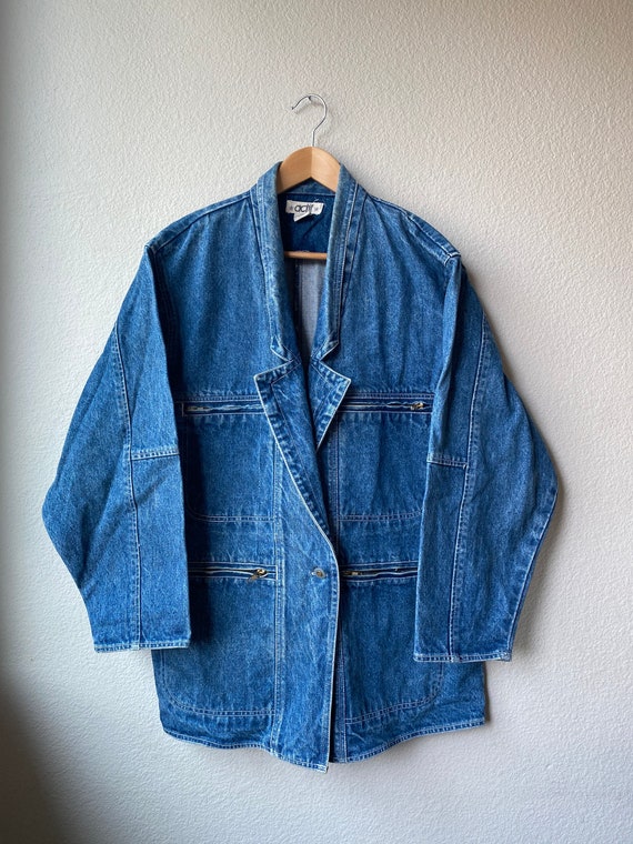 Denim Work Jacket - image 1