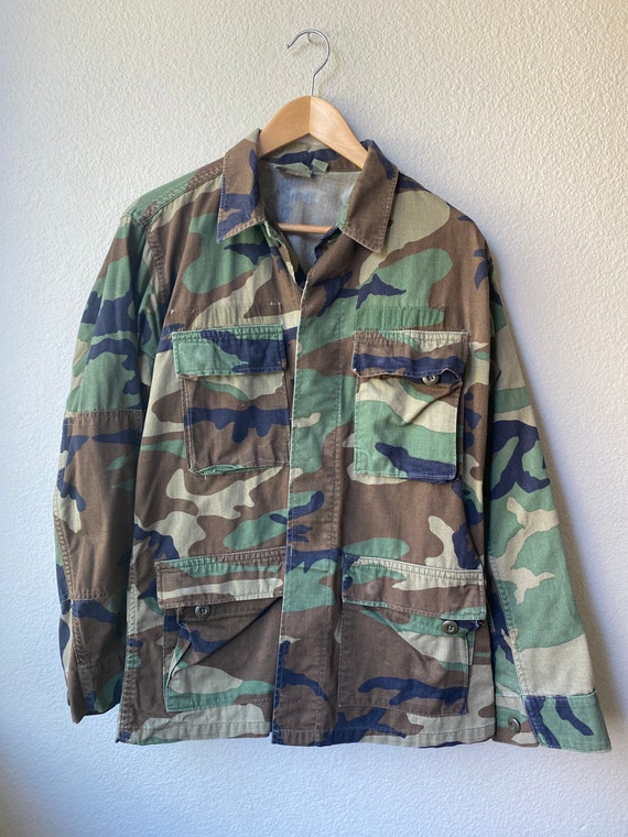 Vintage Camo Military Jacket