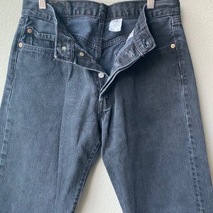 Vintage Levi's Black 501 Jeans image 5