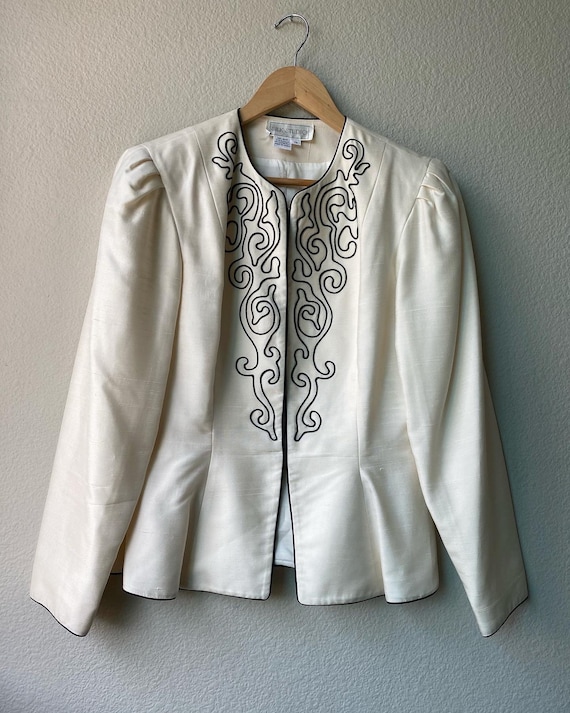 Vintage Silk Blazer