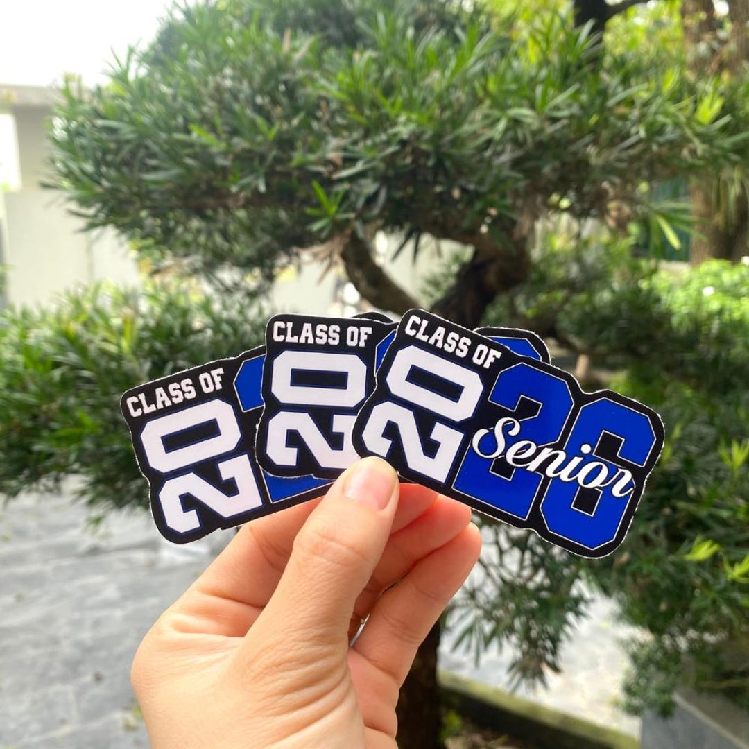 Class of 2026 Stickers Set of 3 Senior Graduation 2026 Vinyl Waterproof ...