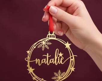 Decorazioni natalizie personalizzate, decorazioni natalizie con nome personalizzato, decorazioni natalizie personalizzate, decorazioni natalizie con nome, palline di Natale