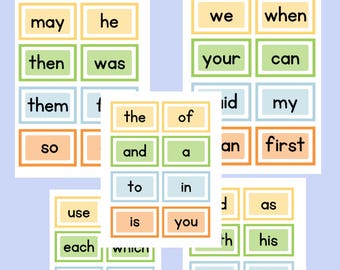 Sight Word Flashcards