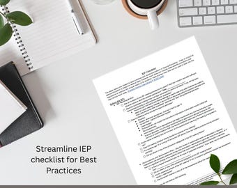 The Ultimate IEP Checklist for Case Managers