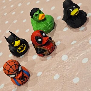 Marvel / DC Resin Duck Baubles